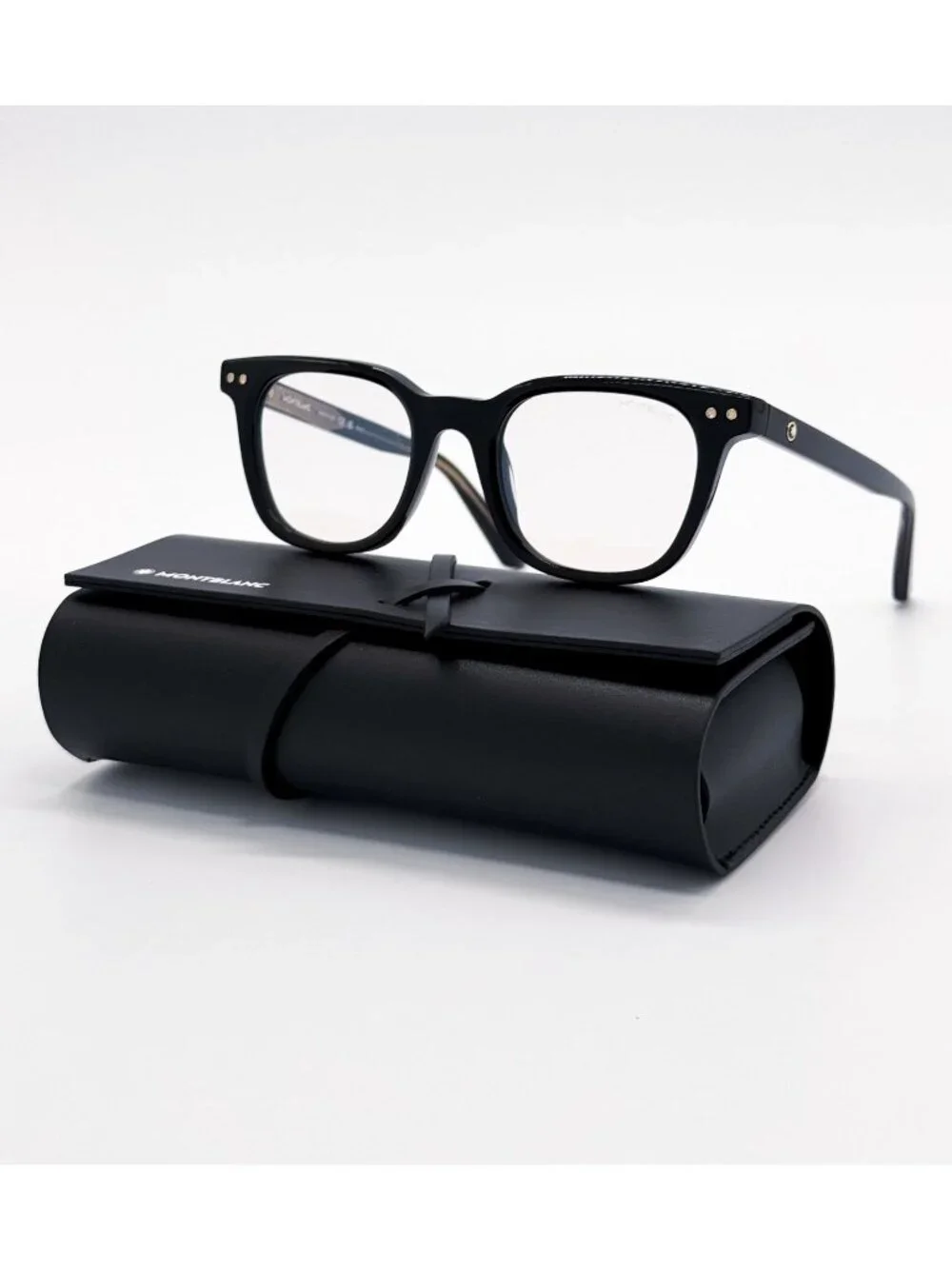 NWT Montblanc MB0320S 005 Blue Transition Lenses Sunglasses